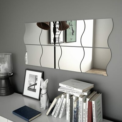 8 Piece Pacer Modern & Contemporary Frameless Wall Mirror Set - Image 0