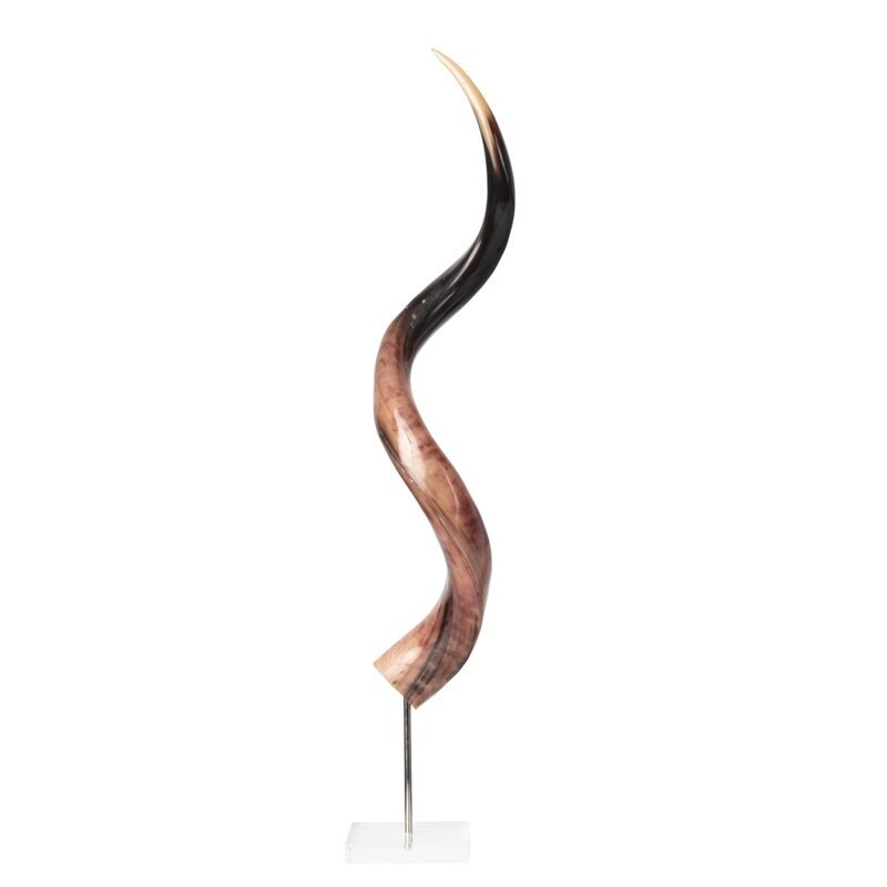 Ngala Trading Co. African Kudu Horn Sculpture - Image 0