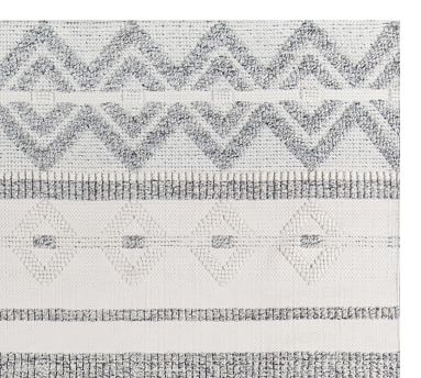 Milada Recycled Material Rug, 8'9 x 11'9", Gray - Image 1