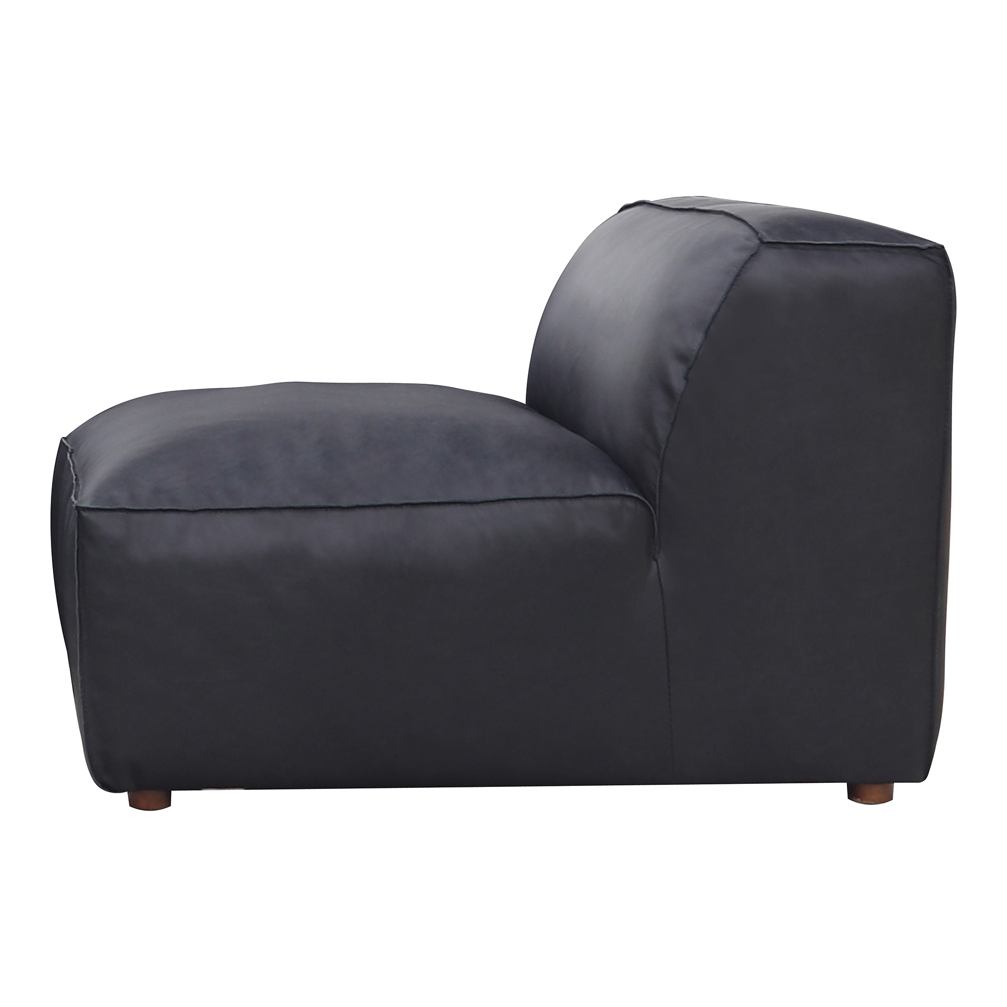 Form Slipper Chair Vantage Black Leather - Image 1