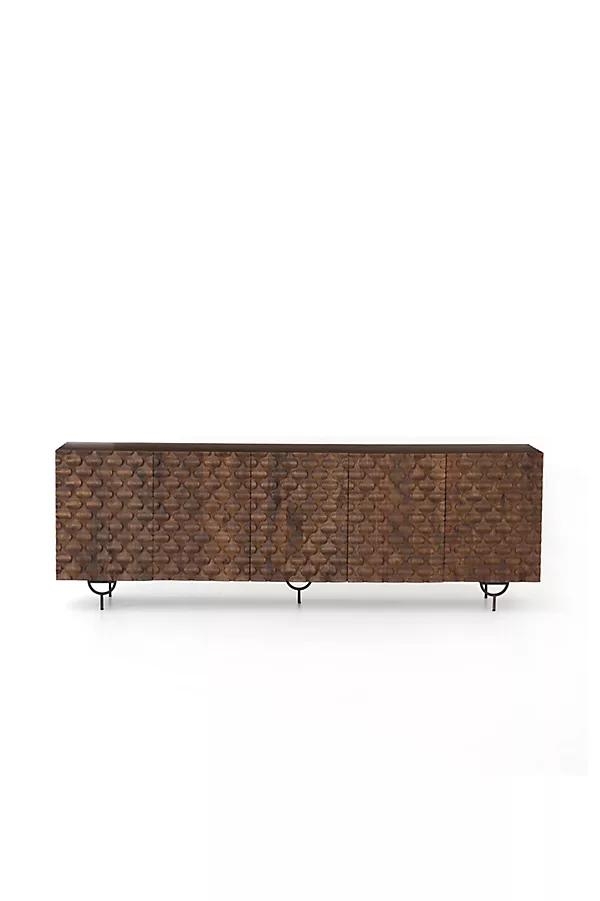 Rio Carved Wood Media Console - Image 0