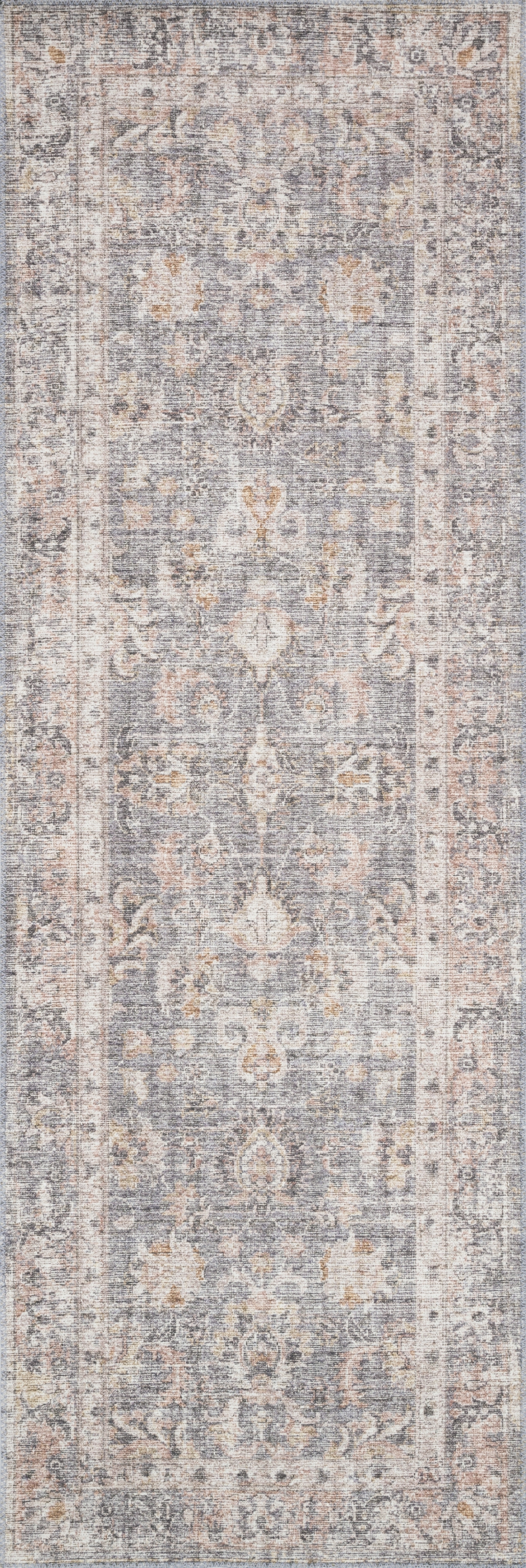 Roze Rug, Grey and Apricot 3'6" x 5'6" - Image 5