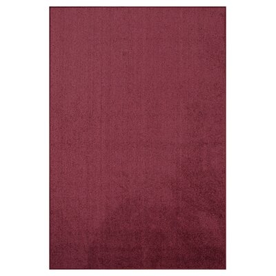 Modern Plush Solid Color Rug - Cranberry, 2' Octagon, Pet And Kids Friendly Rug. Made In USA, Rectangle, Area Rugs Great For Kids, Pets, Event, Wedding - Image 0