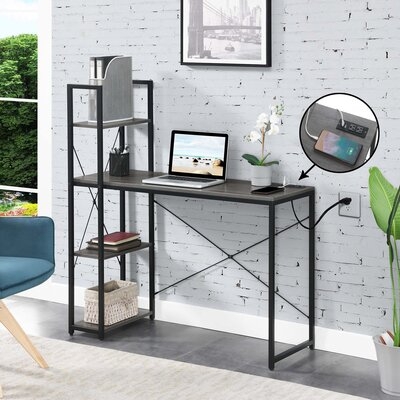 Reversible Desk with Built In Outlet - Image 0