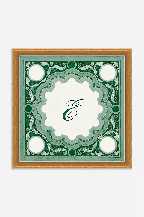 Ornamental Script Monogram Wall Art - Image 0