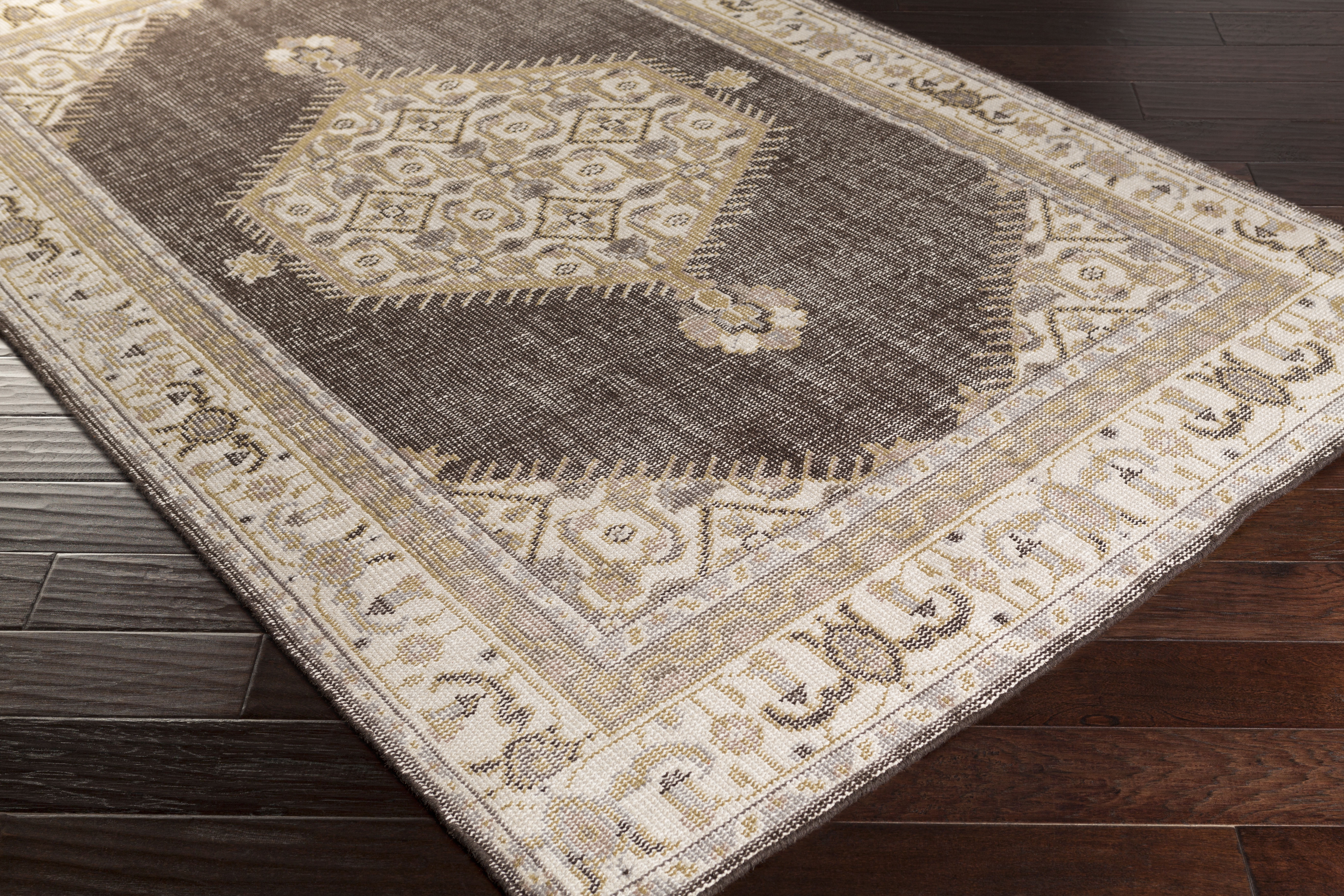 Zahra Brown Indoor 5'6" x 8'6" Handmade Rug - Image 6