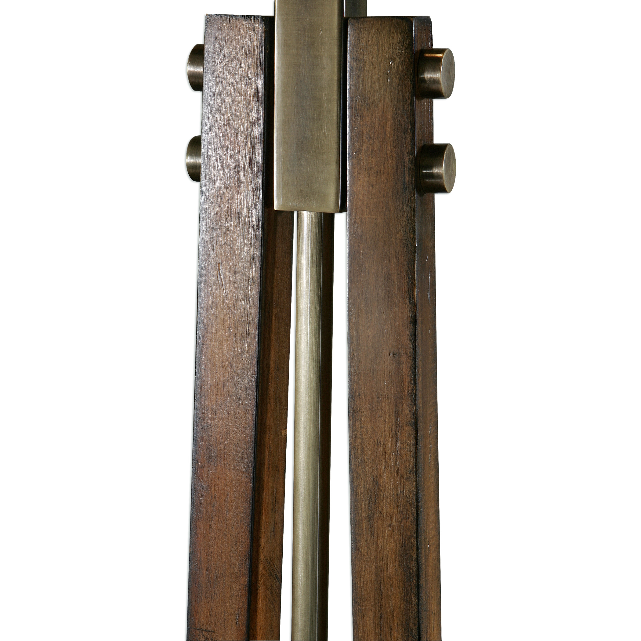 Boydton Burnished Wood Floor Lamp - Image 2