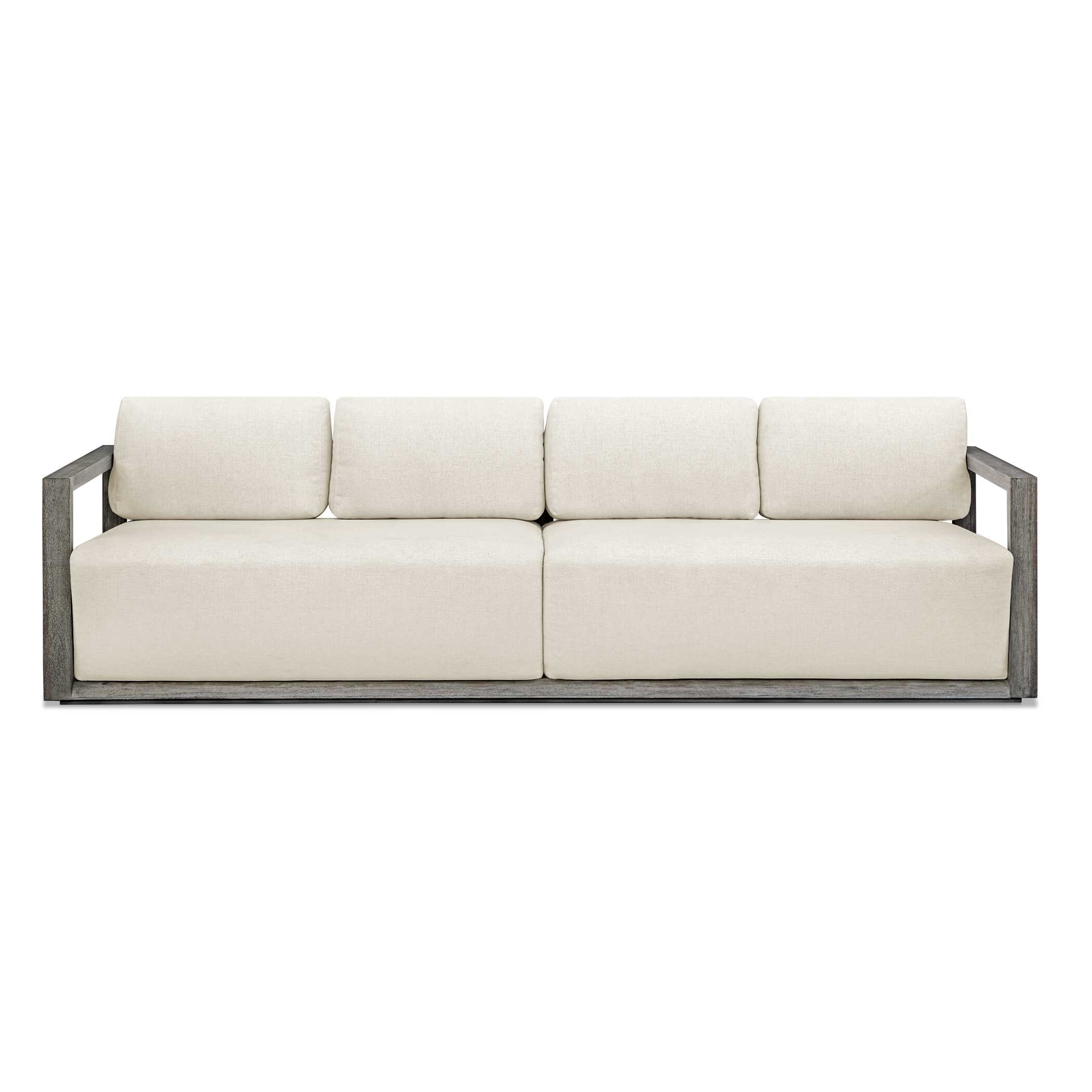 Remsen Outdoor Gray Sofa - Image 0