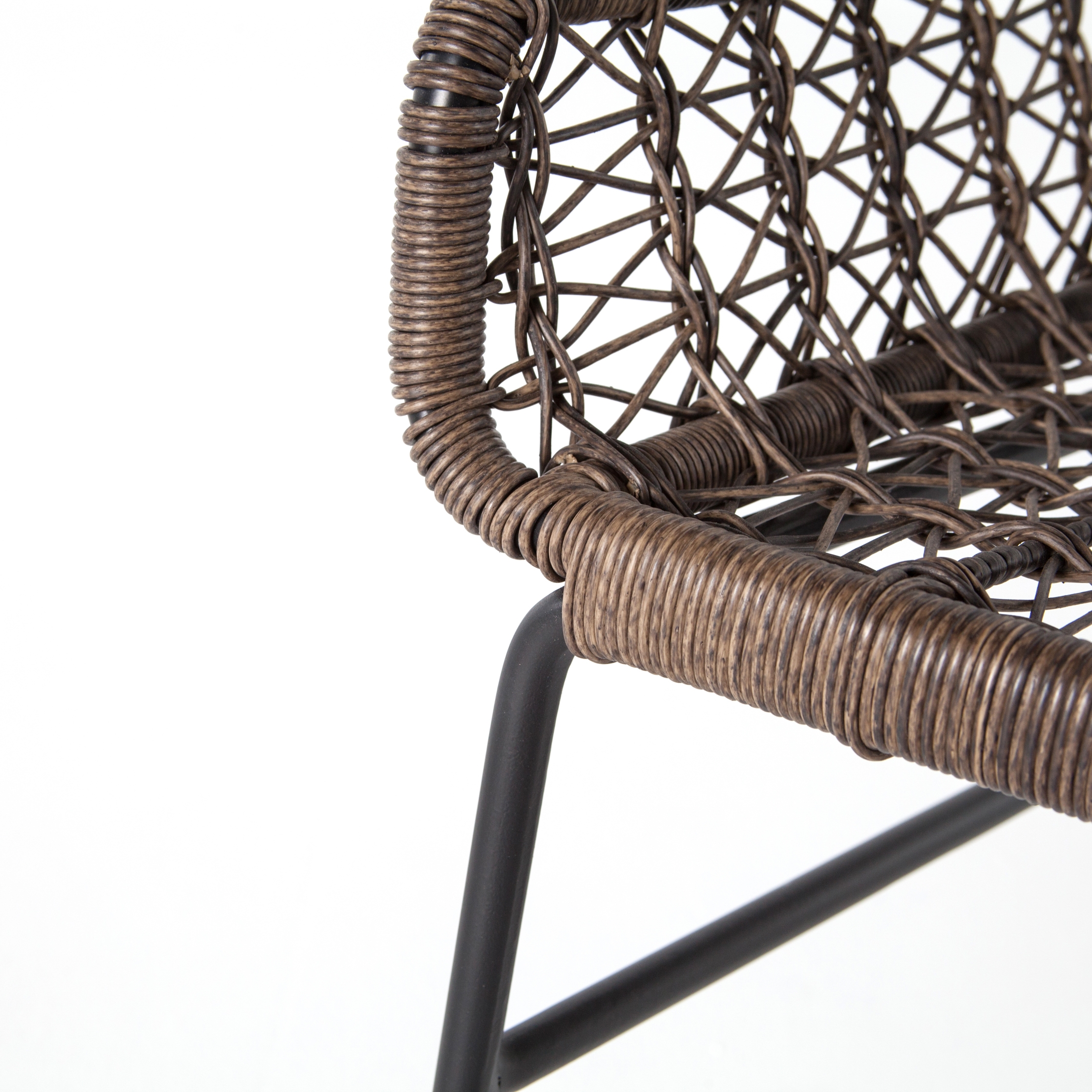 Eliza Indoor/Outdoor Dining Chair, Distressed Gray - Image 4