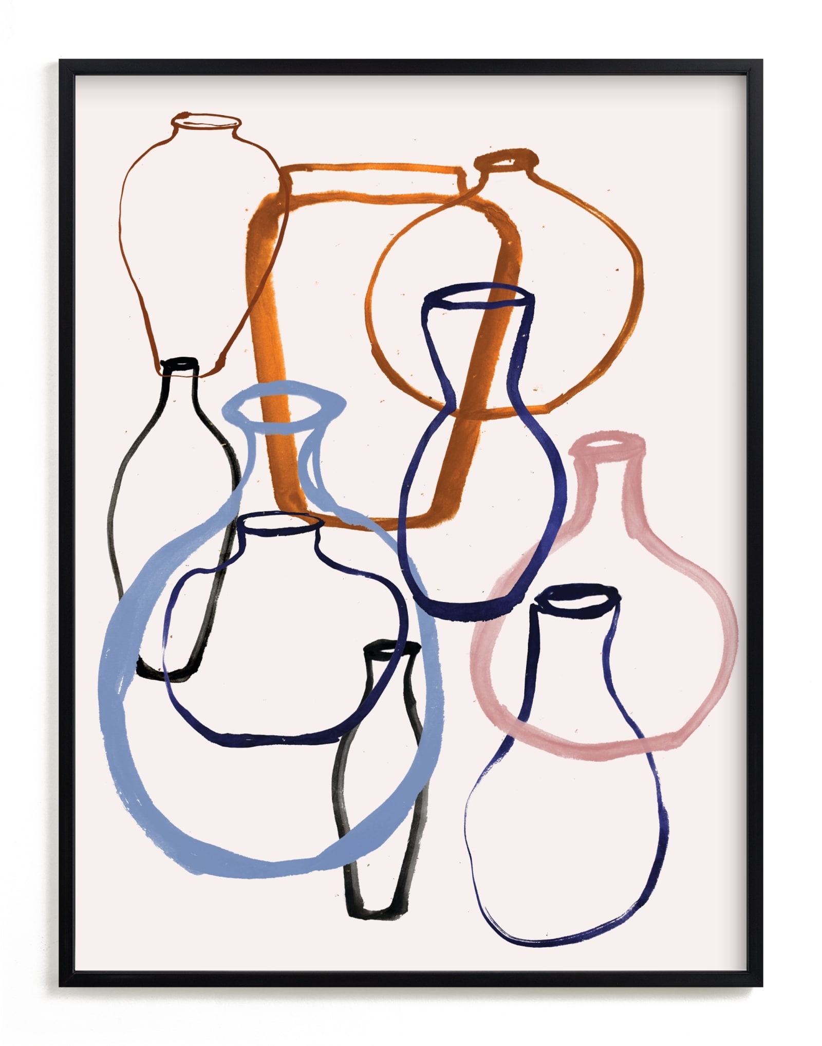 Vase Outline Limited Edition Fine Art Print 2 - Image 0