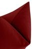 Studio Velvet Pillow Cover, Crimson, 18" x 18" - Image 2
