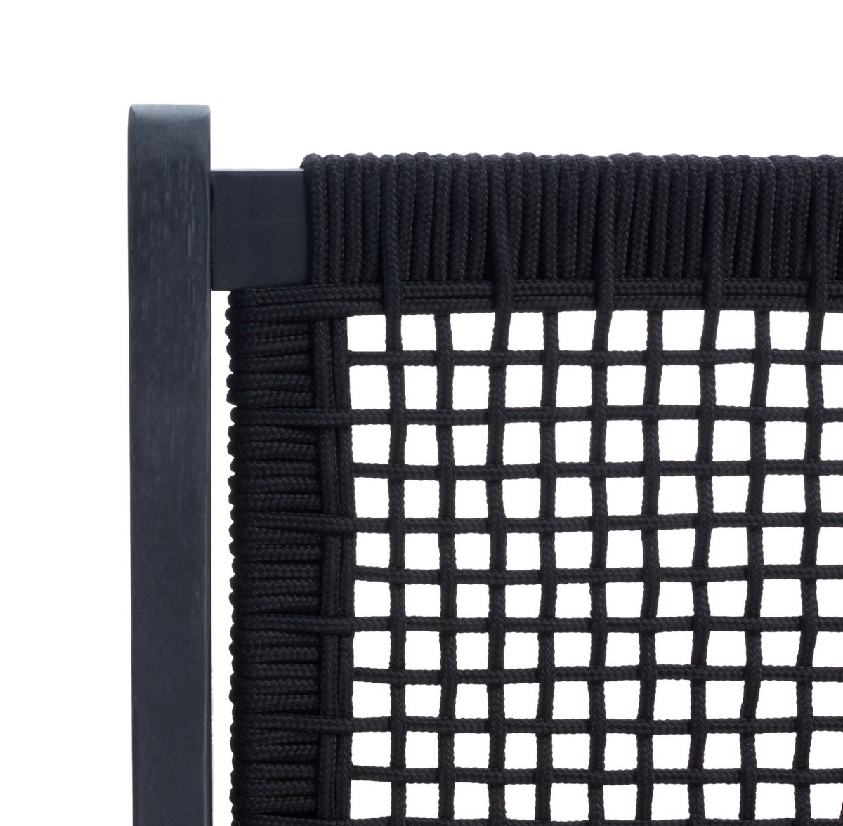 Kobina 5 Pc Outdoor Living Set - Black/Black - Safavieh - Image 2