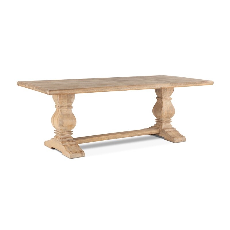 Home Trends & Design Mango Wood Dining Table Size: 30" H x 72" L x 36" W - Image 1