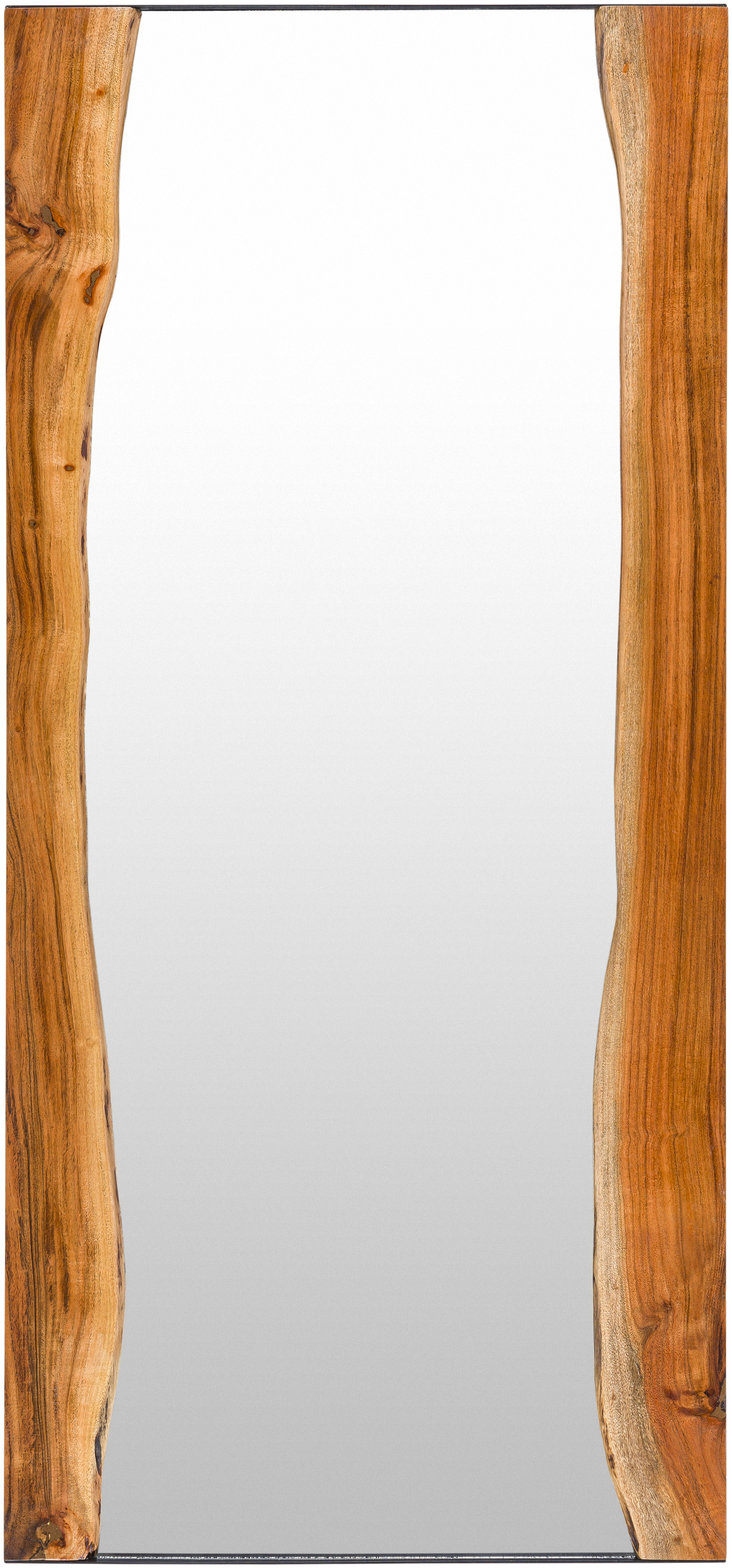 Fujian Brown 69"H x 31"W x 1"D Full Length Mirror - Image 0