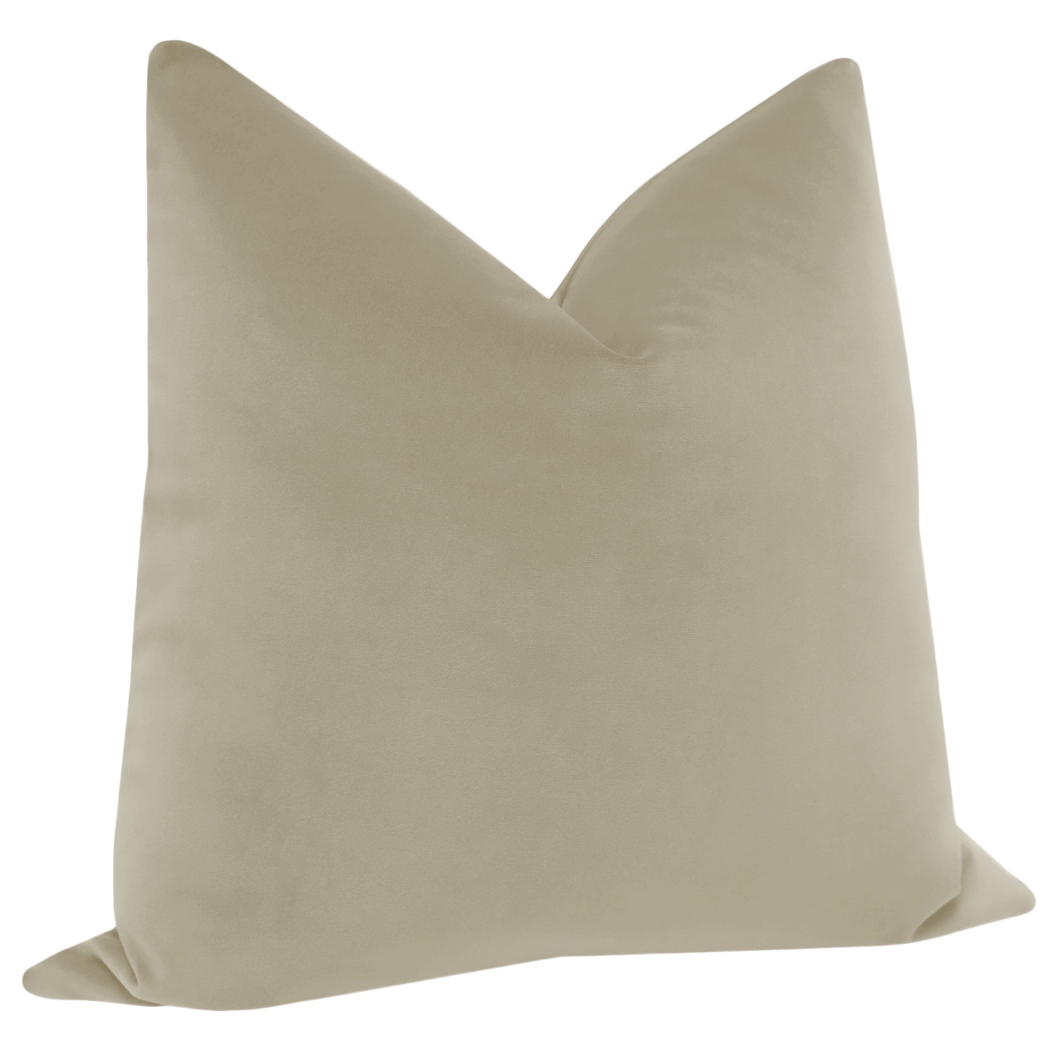 FINAL SALE : 22" X 22" SIGNATURE VELVET // STONE PILLOW COVER - 22" X 22" - Image 1