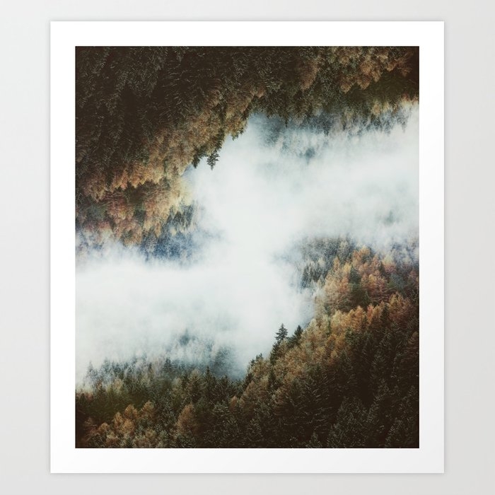 Forest Layers Art Print by Luke Gram - MEDIUM - Image 0