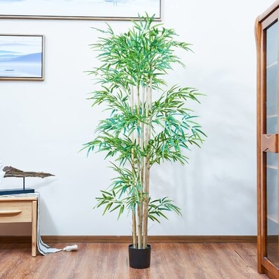 63" Artificial Bamboo Tree In Pot By Maydear - Image 0
