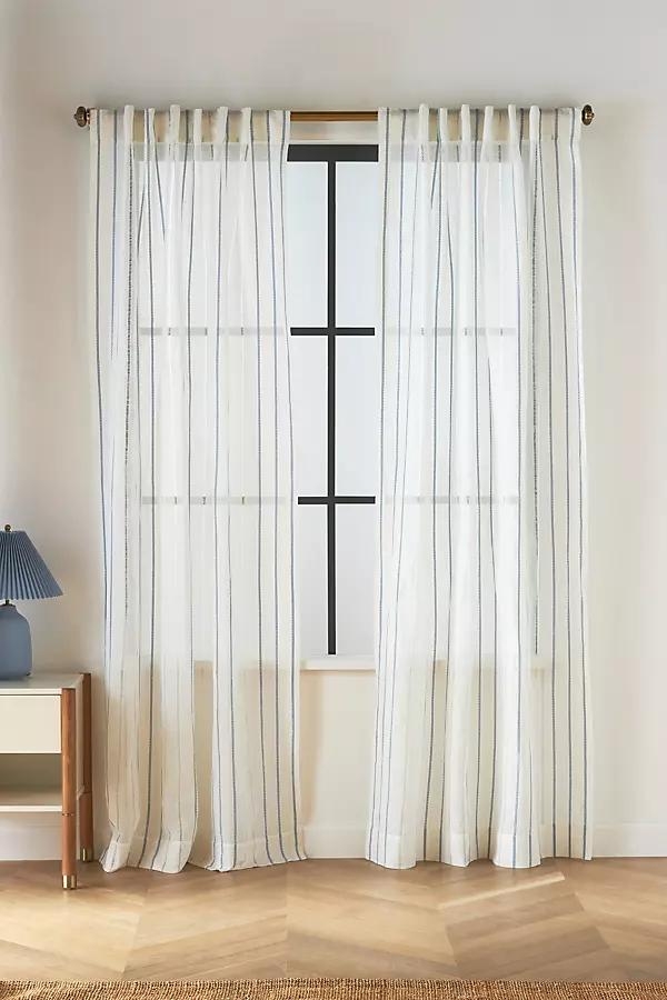 Sheer Stripe Curtain - Image 0