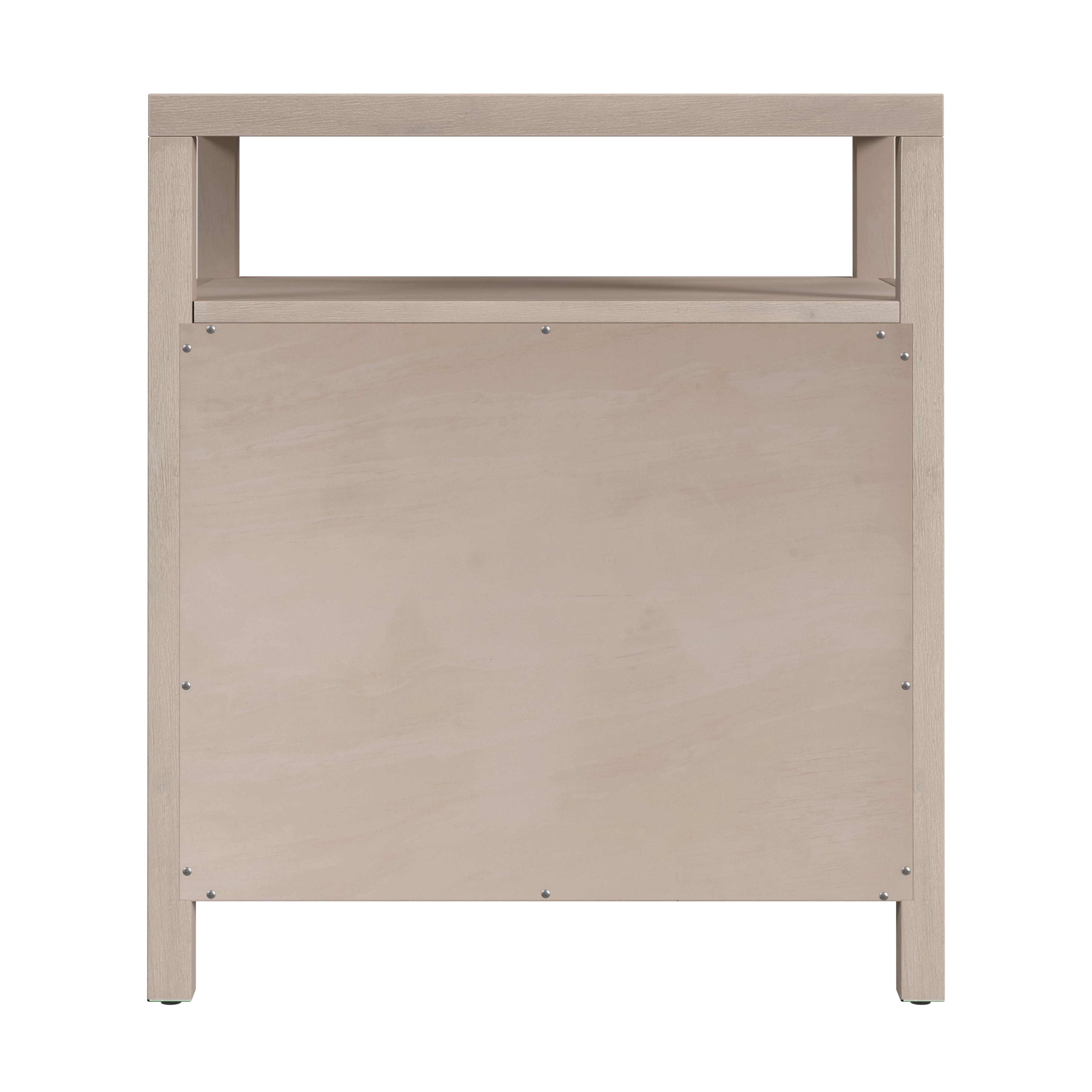 Nora Antique Taupe Nightstand - Image 3