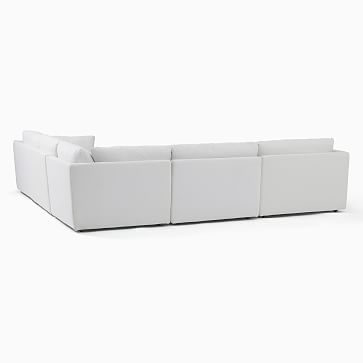 Hampton 6-Piece L-Shape Chair Sectional Native Linen White CS - Image 3
