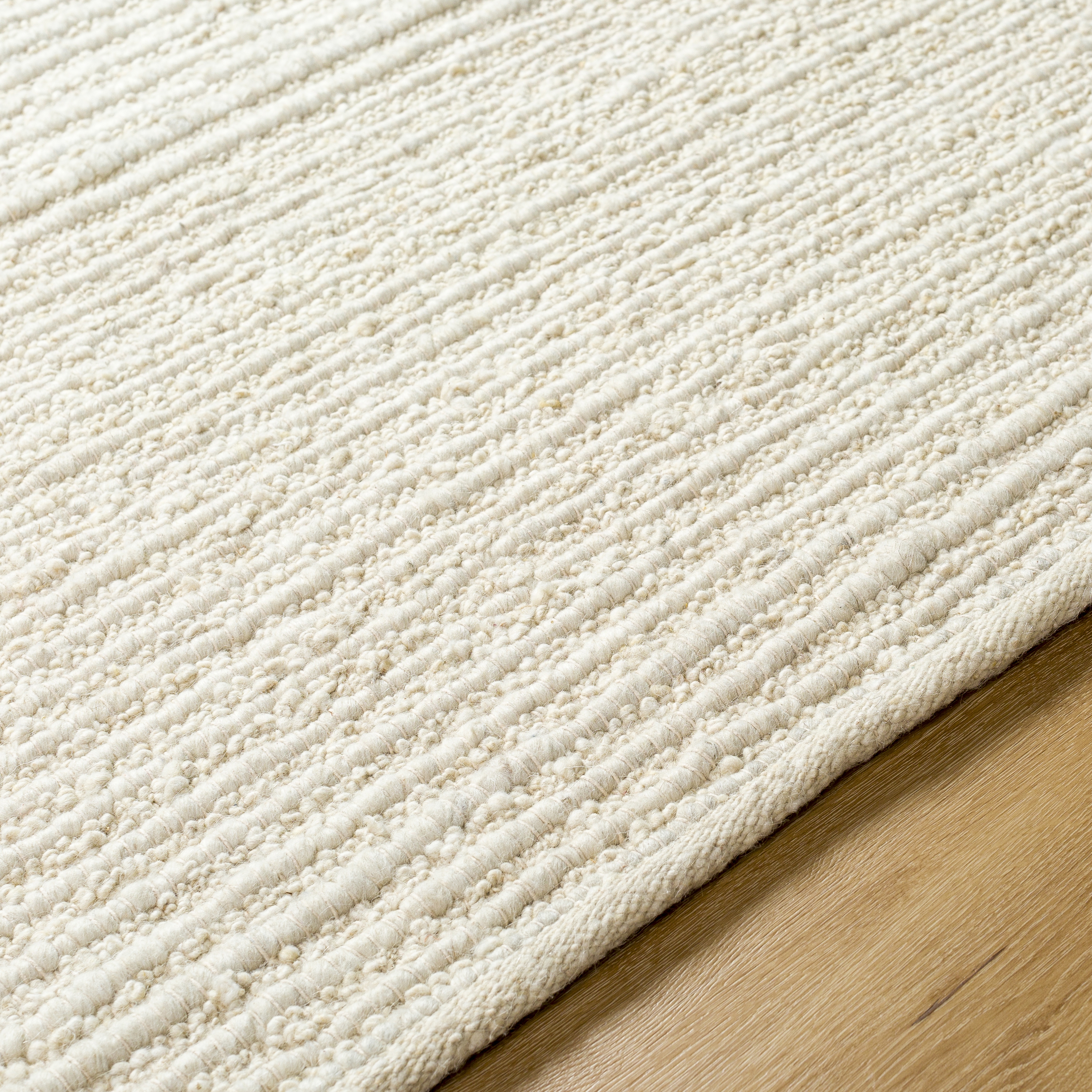 Miramar Beige Indoor 5' x 7'6" Handmade Rug - Image 3