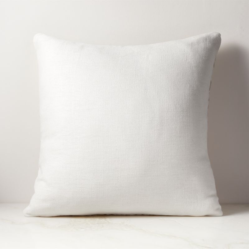 Network Grey Linen Throw Pillow Cover 20"x20" by Ackerman - Image 1