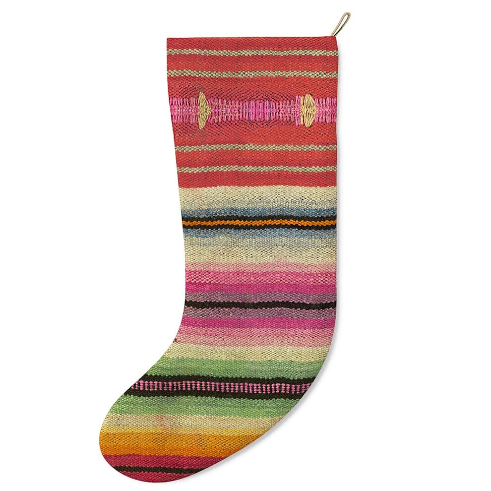 Technicolor Frazada Stocking by St. Frank | 8. 5" W x 22" H | Cotton - Image 0