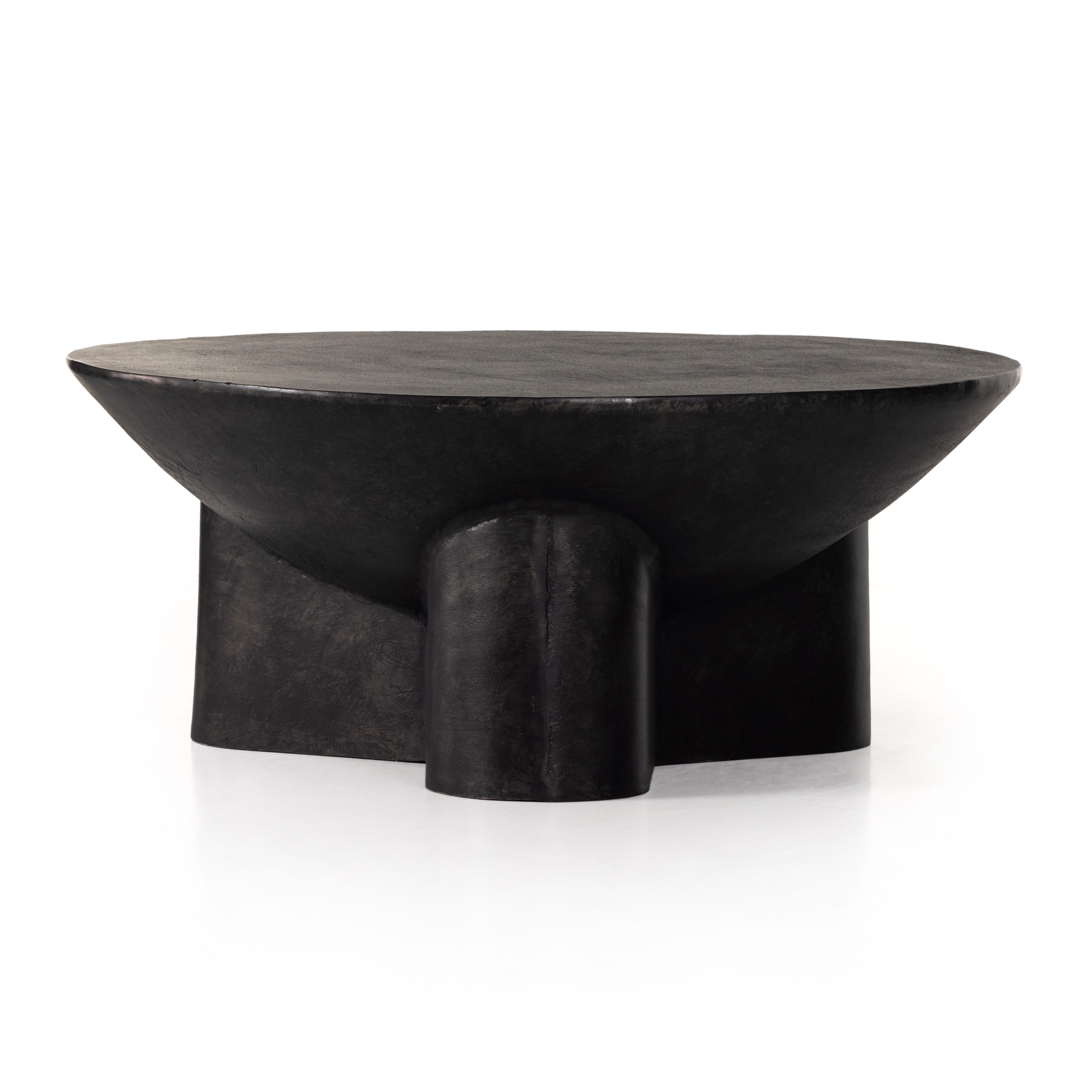 Sante 36" Coffee Table-Raw Black - Image 0