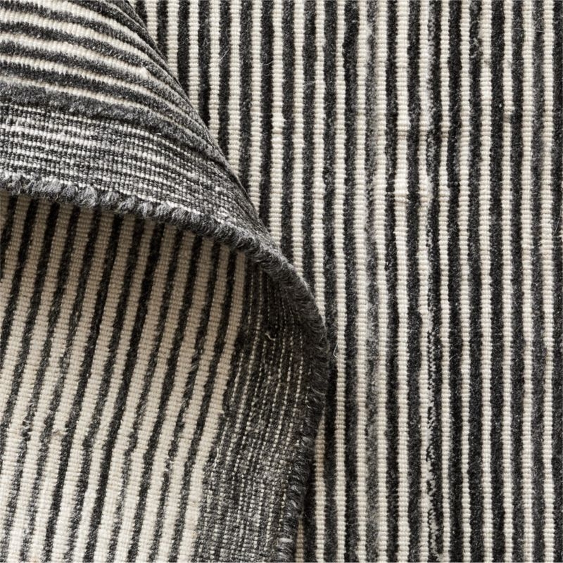 Maris Handwoven Black Jute Runner Rug 2.5'X8' - Image 2