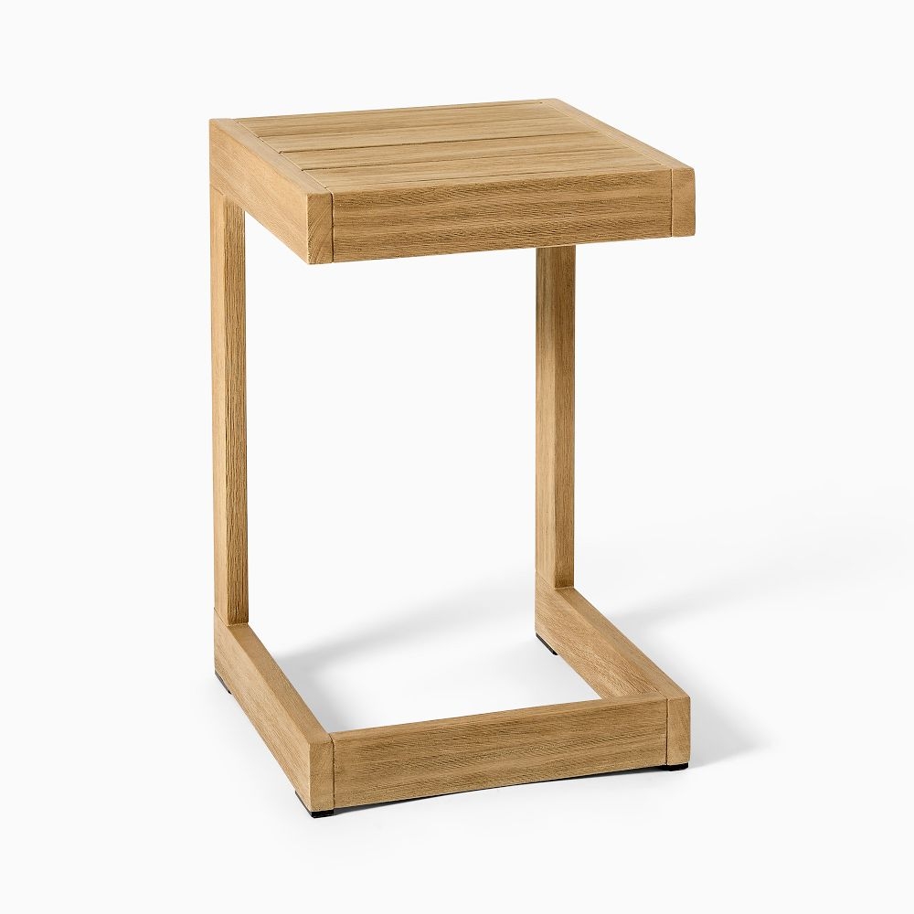 Portside Outdoor 17in C Side Table, Reef - Image 0