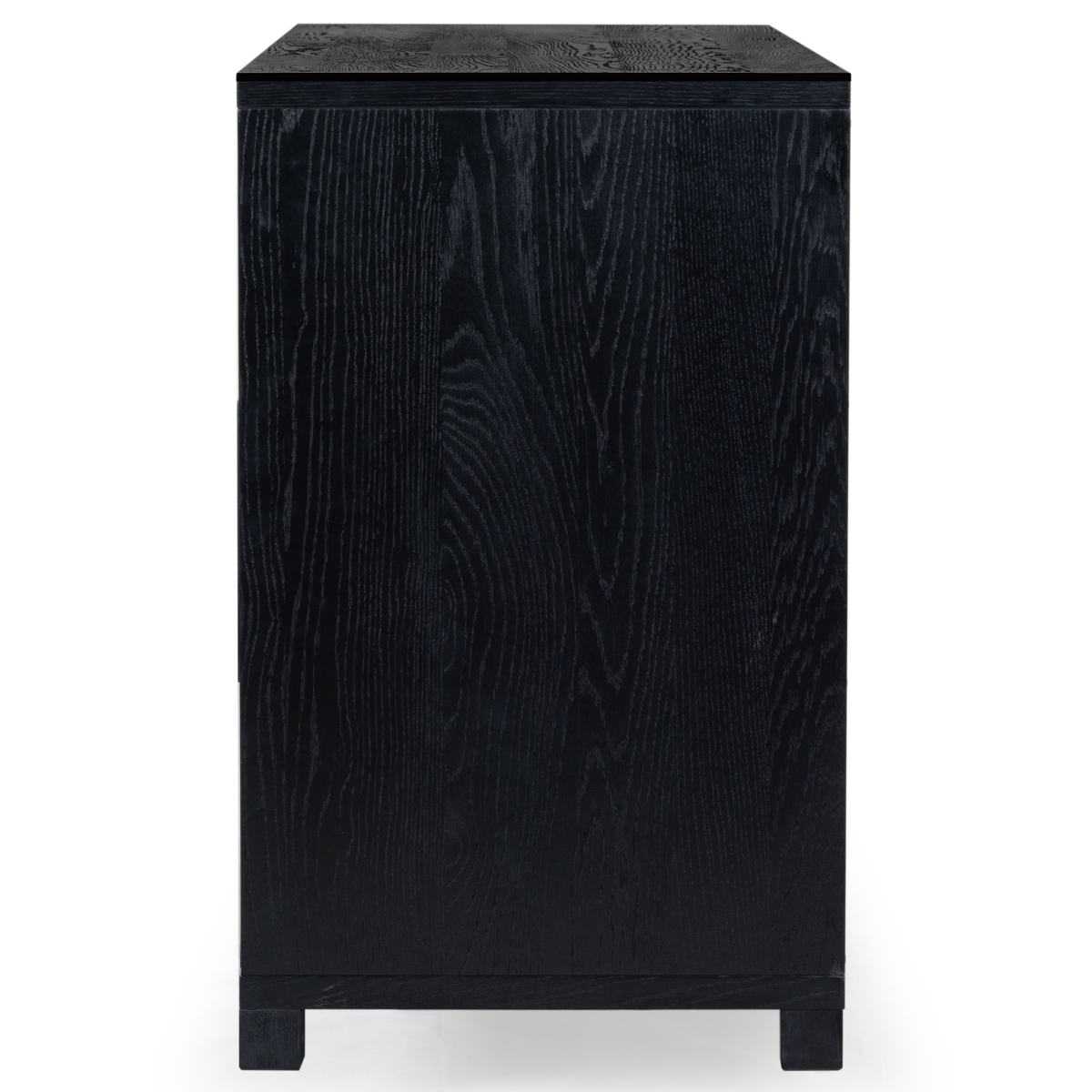 Tobiette 6 Drawer Wood Dresser - Black - Image 5