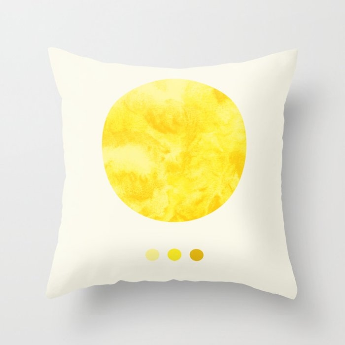 Colours Of The Sun Couch Throw Pillow by Georgiana Paraschiv - Cover (16" x 16") with pillow insert - Indoor Pillow - Image 0