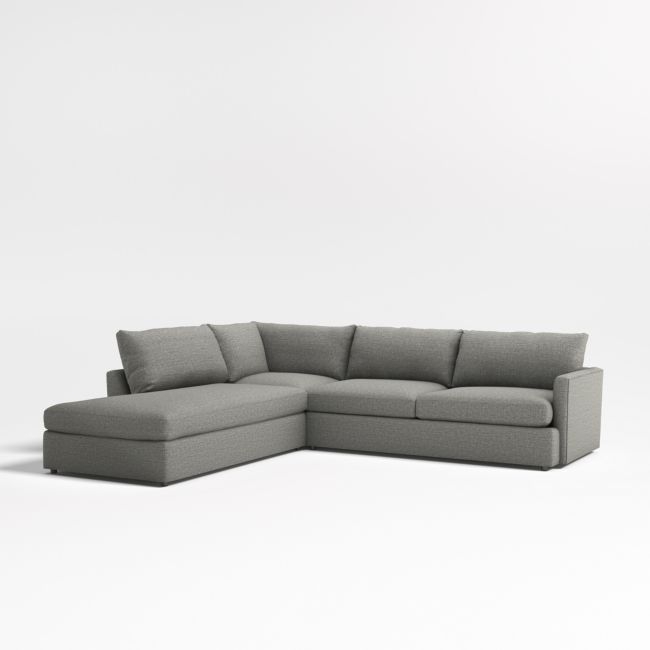Lounge 3-Piece L-Shaped Sectional Sofa with Bumper - Image 0