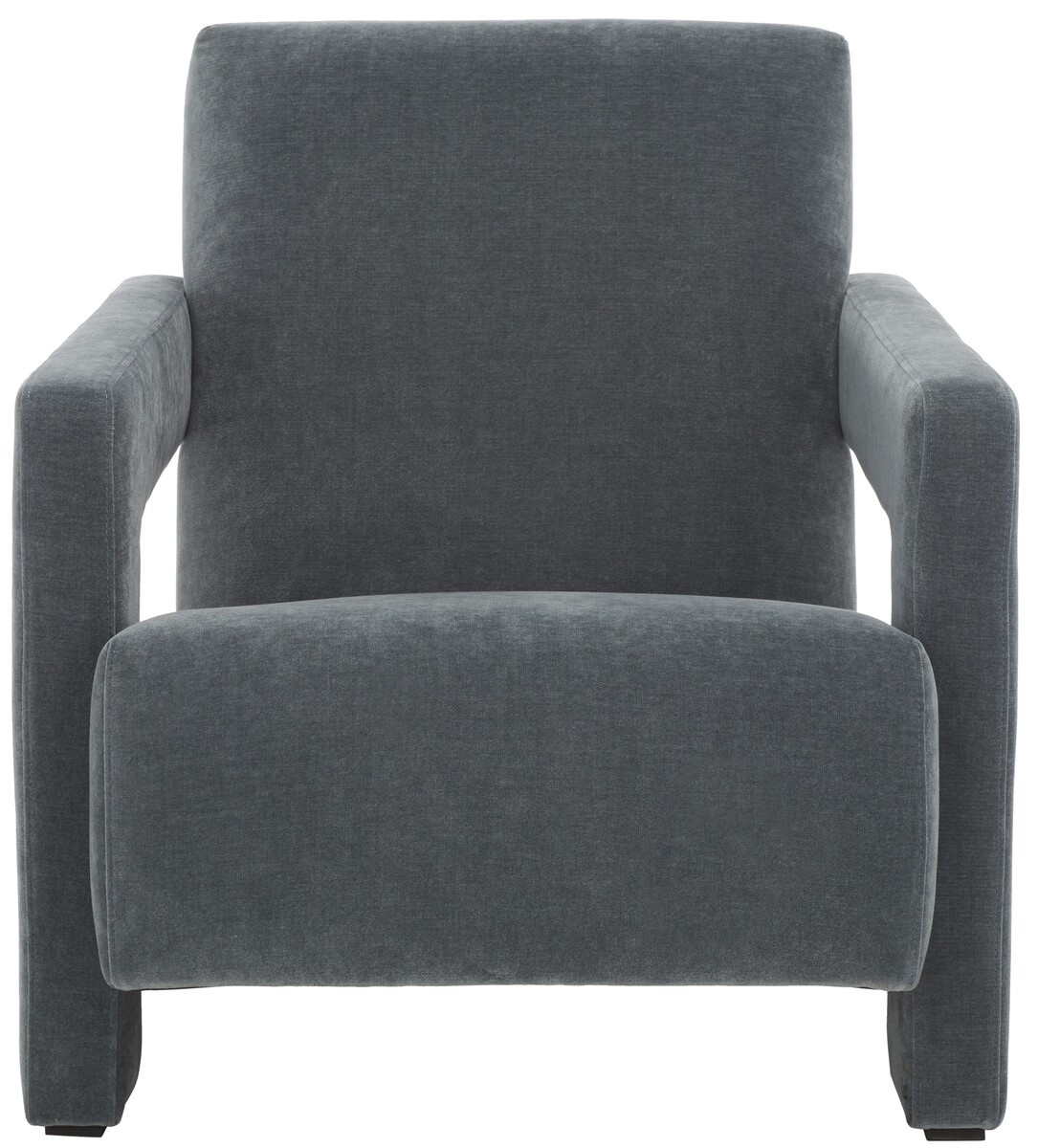 Taylor Modern Velvet Accent Chair - Navy - Image 0