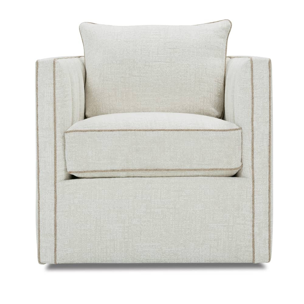 Kitt Swivel Chair in Bone White - Image 0