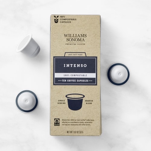 Williams Sonoma Compostable Coffee Capsules, Intenso - Image 0