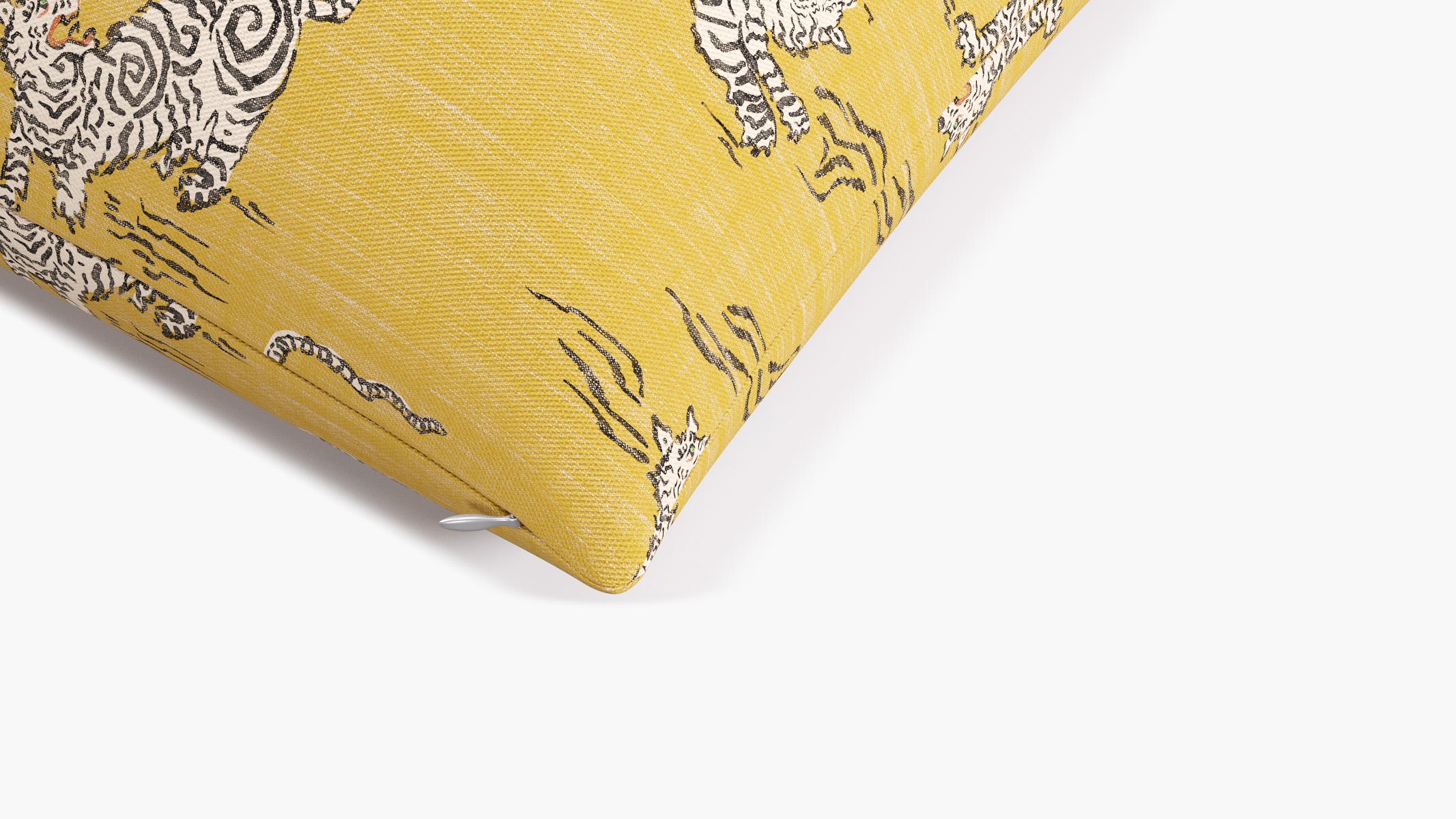 Throw Pillow 26", Dijon Tigresse, 26" x 26" - Image 1