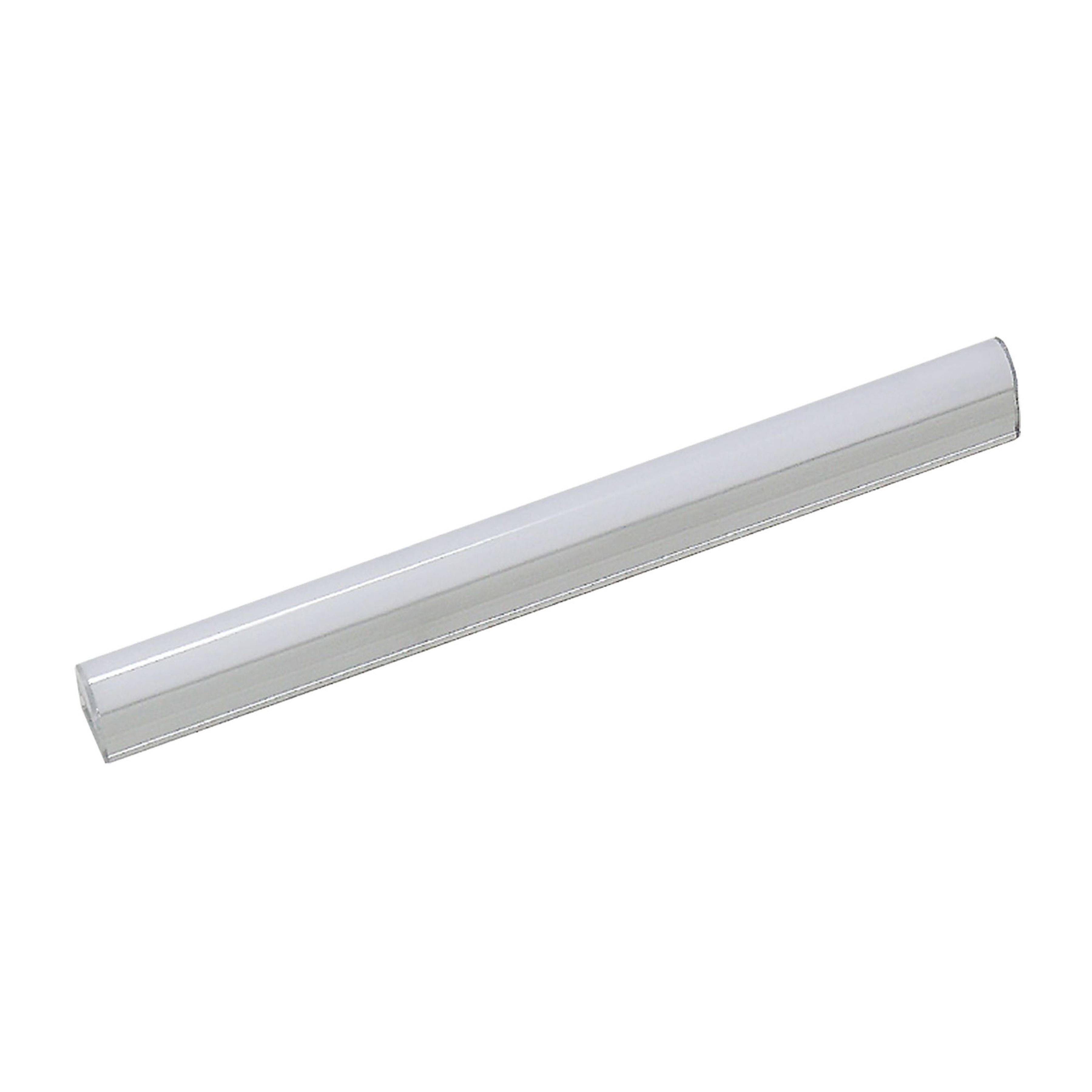 ZeeStick 1-Light Utility Light in White with Frosted White Polycarbonate Diffuser - Integrated LED - Image 0