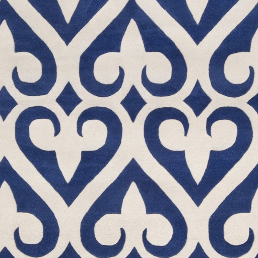 Zuna Blue Indoor 9' x 13' Handmade Rug - Image 1