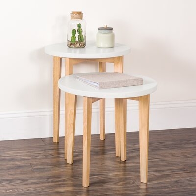Hinesville Solid Wood Nesting Tables - Image 0