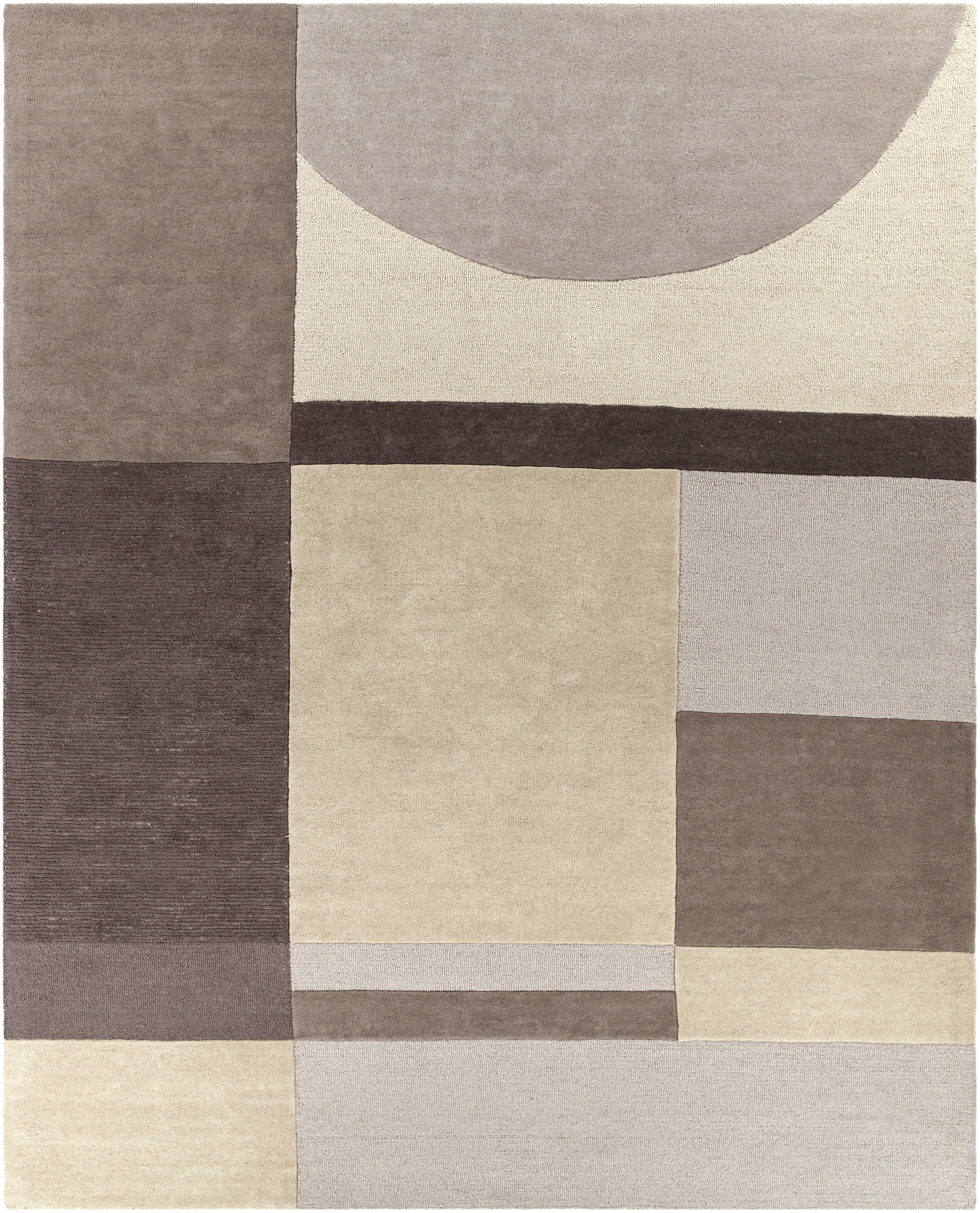 Brooklyn Beige Indoor 8'10" x 12' Handmade Rug - Image 0