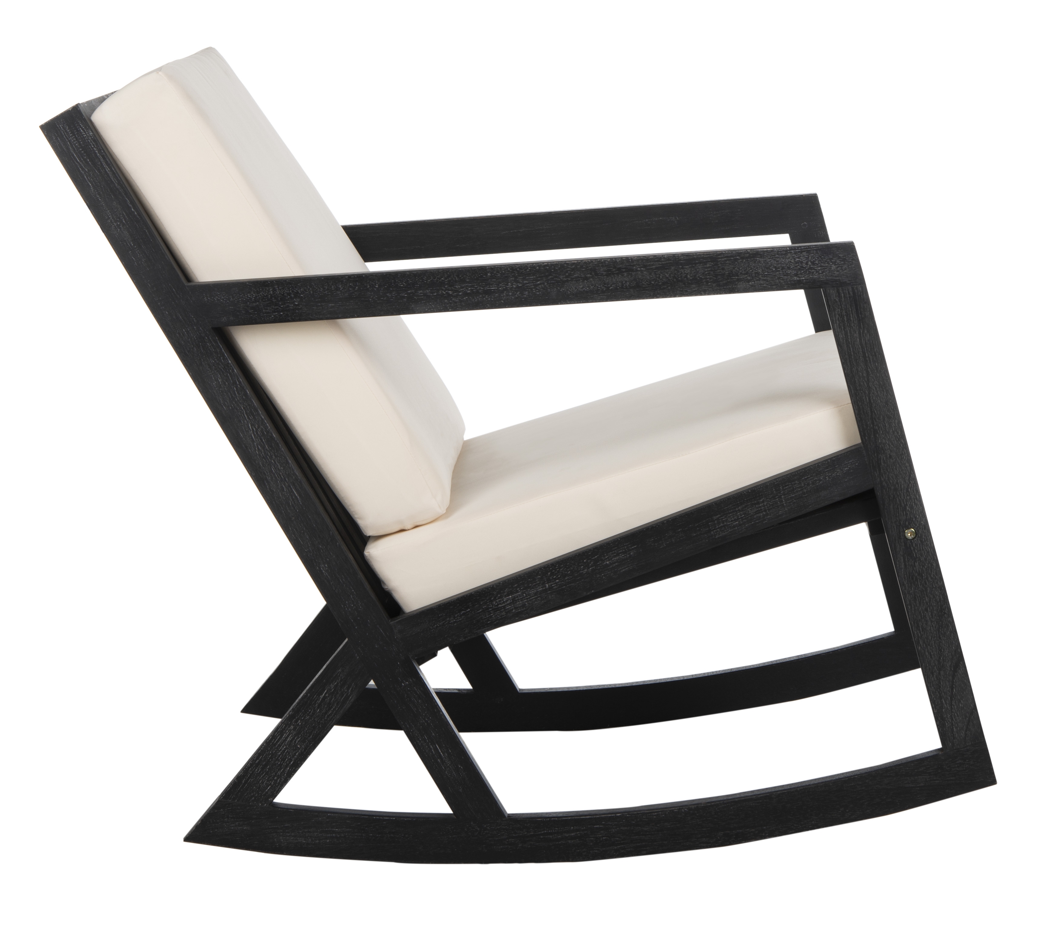 Vernon Rocking Chair - Black/White - Arlo Home - Image 2