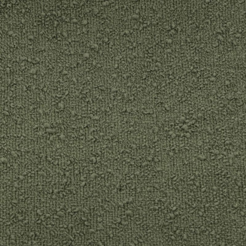 Babyletto Kiwi Gliding Ottoman in Olive Green Boucle with Light Wood Base - Image 3