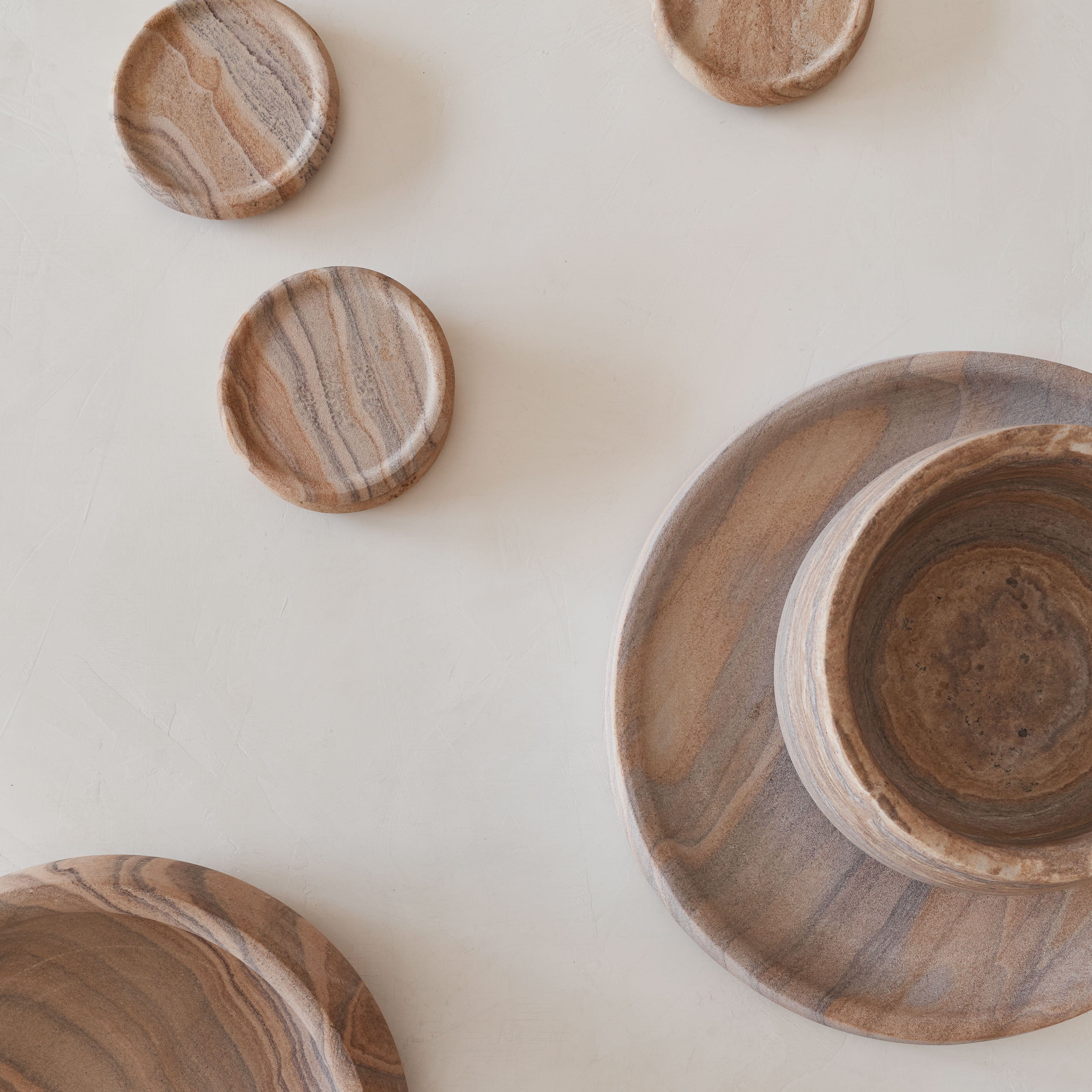 The Citizenry Eshana Sandstone Coasters | Natural - Image 4