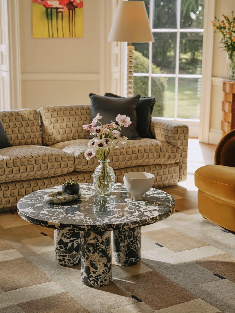 Tisbury Coffee Table, Noir Grande Marble - Image 0