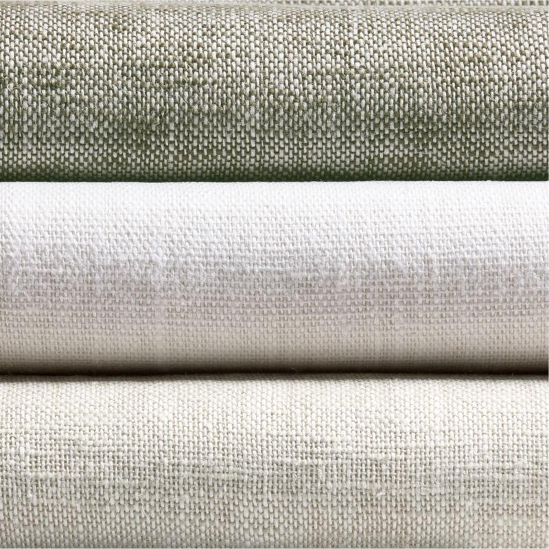 EUROPEAN FLAX ™-Certified Textured Linen Natural Window Curtain Panel 48"x96" - Image 3