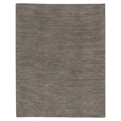 Hand Knotted Wool/Silk Brown Area Rug - Image 0