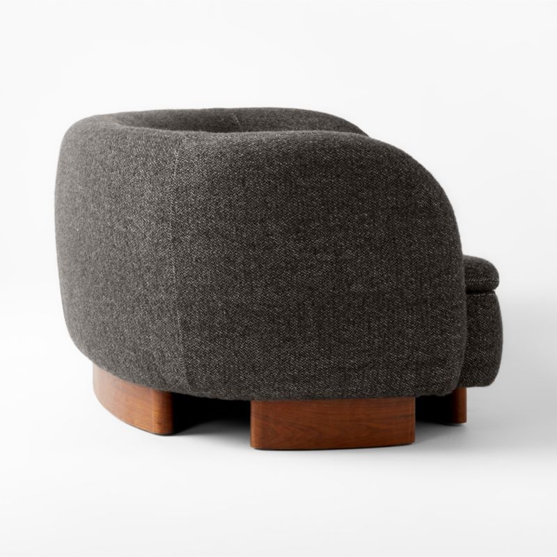 Muir Curved Sofa Curious Linen by Lawson-Fenning - Image 3