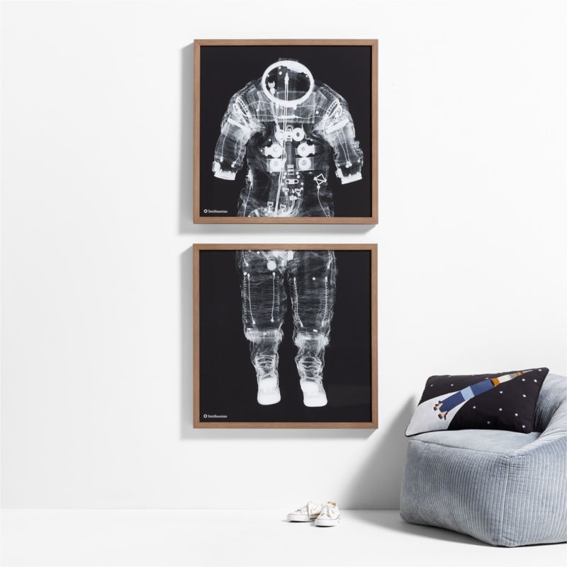 Smithsonian 2-Piece Apollo 14 Pressure Suit Framed Wall Art Print - Image 1