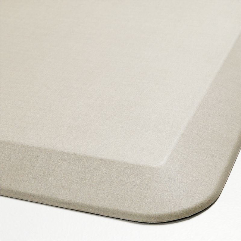 Crate & Barrel GelPro Comfort Natural Flax Kitchen Mat 20"x48" - Image 1